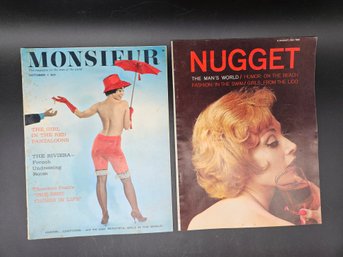 M298 - August 1961 Nugget Magazine And October Monseiur Magazine