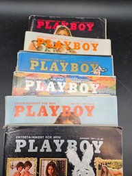 M301 - Playboy 1971 Issues - Some Binder/staple Pull Away