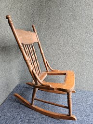 M317 - Small Rocking Chair - Needs New Cane Seat - 17'x33.5'x26' Seat Is 13' Off Ground - LOCAL PICKUP ONLY