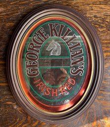 George Killians Oval Beer Mirror 13x16'