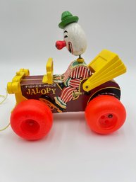 T77 1965 Fisher Price Jalopy Pull Toy