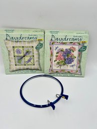 T178 2000 (2) Embroidery Kits With Hoop