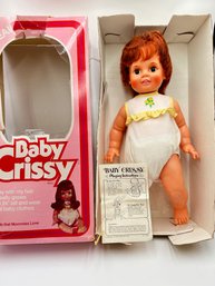 T186 1973 Ideal Toy Baby Crissy Doll