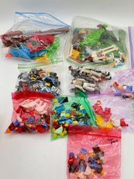 T203 Lot Of Play Figures, Lego's Etc.