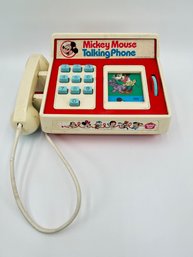 T33 1974 Romper Room Mickey Mouse Talking Phone