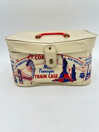 T132 1950's Miss Teenage Train Case