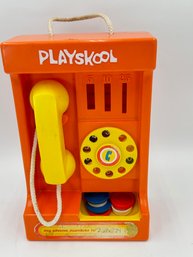 T140 1970's Playskool Pay Phone