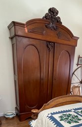 Large Walnut 1890's Armoire  Wardrobe 60x110has Been Taken Apart For Pick Up