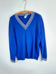 V26 1970's Mailcott Golf Sweater Men's Large