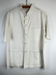 V34 C Fillipo Men's Xl Narou Collar Linen Shirt