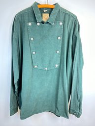 V69 WAH Maker Long Bib Shirt True West Outfitter XXL Green