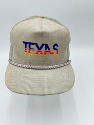 V132 Texas Corduroy Snapback Hat