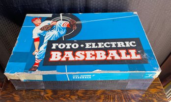 Cadaco-ellis 1949 Vintage Foto Electric Baseball Game