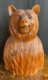 Chainsaw Carved Wood Bear 17x24'