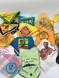 V340 15 Vintage Boys Scouts Of Americas Neckerchiefs