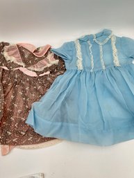 V341 1950's Toddler Dresses Sizes 2-3?
