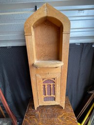 Vintage Religious Altar Box 12x28'