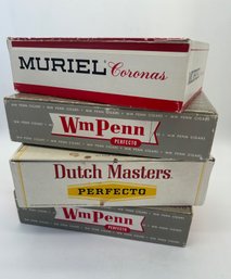 F4 Four Cigar Boxes