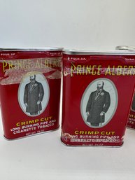 F5 Four Prince Albert Tobacco Tins