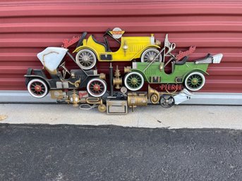 A1 1972 Plastic Molded Burwood Products Steam Cars Display 20x45'