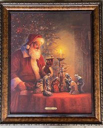 A11 Large 'I Do Believe' Dated 2009  'Spirit Of Christmas' Signed By Greg Olsen 30x33'