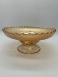 F68 Vintage Carnival Glass Bowl/dish 4x8'