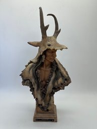 F83 Resolute Resin Sculpture Signed 6x13'