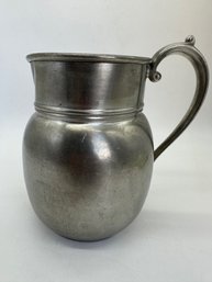 F93 Antique Winthrop Pewter Three Pint Pitcher 5x7' (small Dents)
