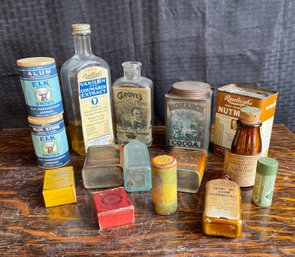 Various Bottles Of Spices