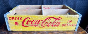 1965 Denver Yellow Coca Cola Box