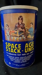 T158  Rare 1976 Space Age  Stack Ums  From Hila Toys Arvada Colorado
