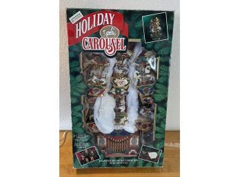 Mr. Christmas Holiday Carousel Works! Great On Ebay!