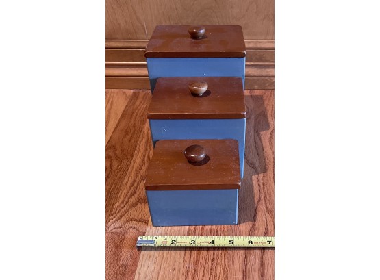 Wood Canister Set