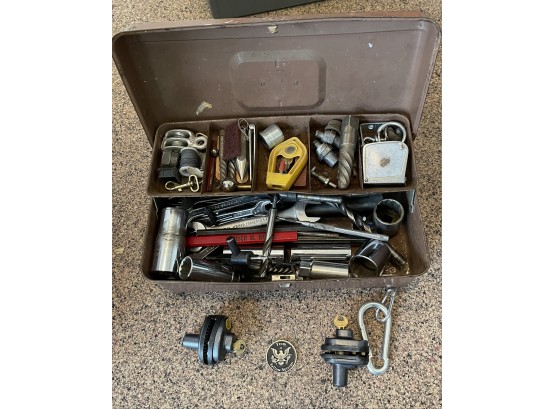 Metal Tool Box #4 Locks W/ Key