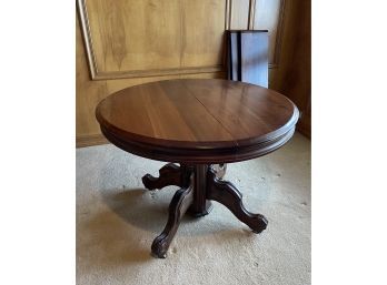 40' Walnut Table With Four 11' Leaves