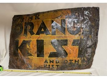 Vintage Orange Kist Sign 40'x27'