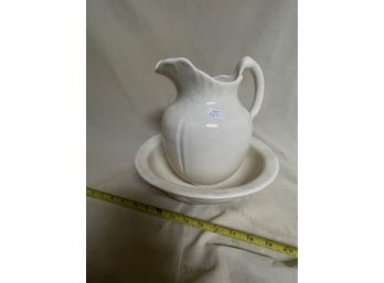 Wash Basin Bowl And Pitcher