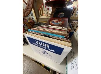 Two Boxes Of Records 50's, 60's ,70's, Various Artists