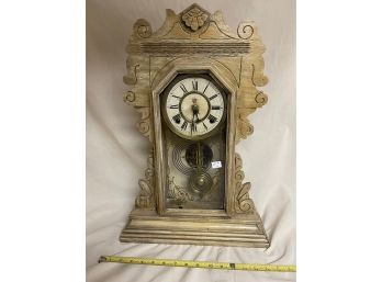 Antique Kitchen Clock With Key
