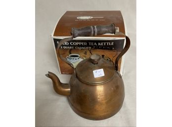 Brass Tea Pot With Box