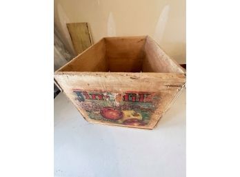 Vintage Wooden Apple Box