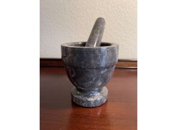 Vintage Stone Mortar And Pestle
