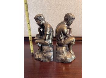 The Thinkers Metal Book Ends