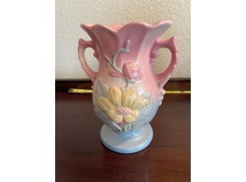 Hull Pottery Ceramic Vase With Label
