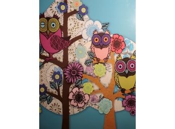 Ikea- Solmyra Owl- Print On Board - Discontinued -Helen Musselwhite