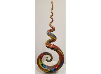 Modern Art Glass Sculpture