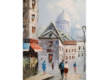 Cityscape- Oil On Canvas