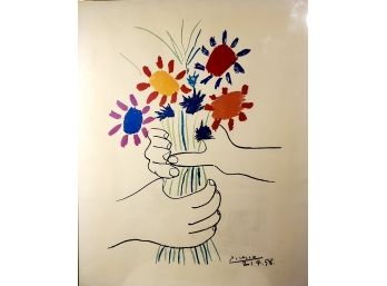 'Bouquet With Hands ' By Pablo Picasso- By Shorewood Reproductions, New York,  NY