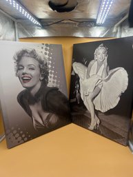 2 Marilyn Monroe Photos On Canvas
