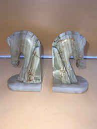 Stone Horse Book Ends